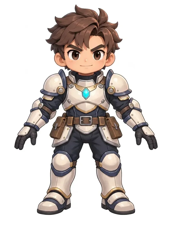 Vanguard ในชุดเกราะเหล็ก